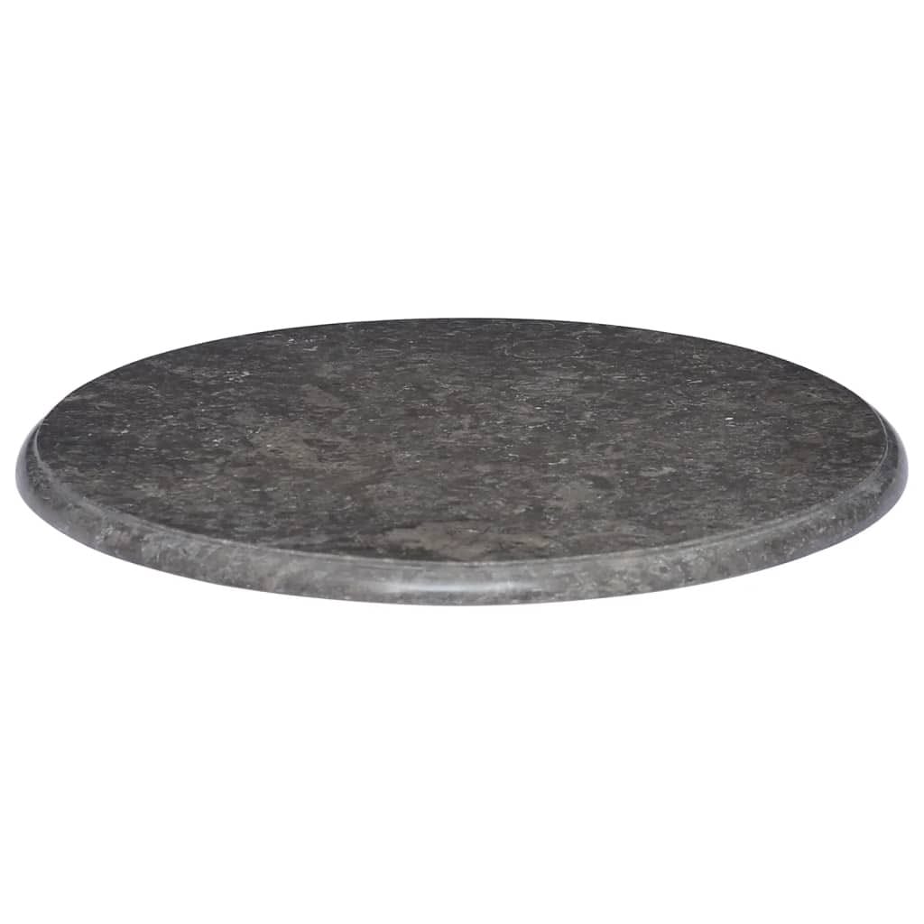 Table Top Black Ø23.6"x1" Marble