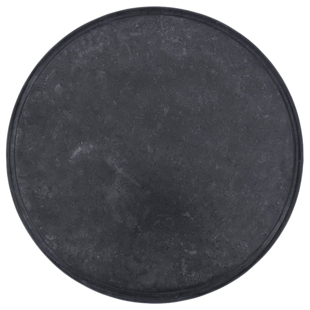 Table Top Black Ø23.6"x1" Marble