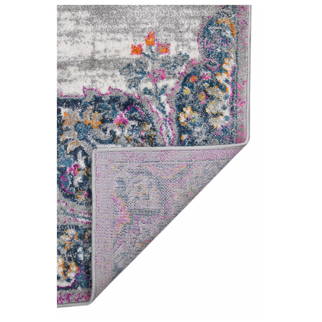 8' X 11' Pink Medallion Power Loom Area Rug