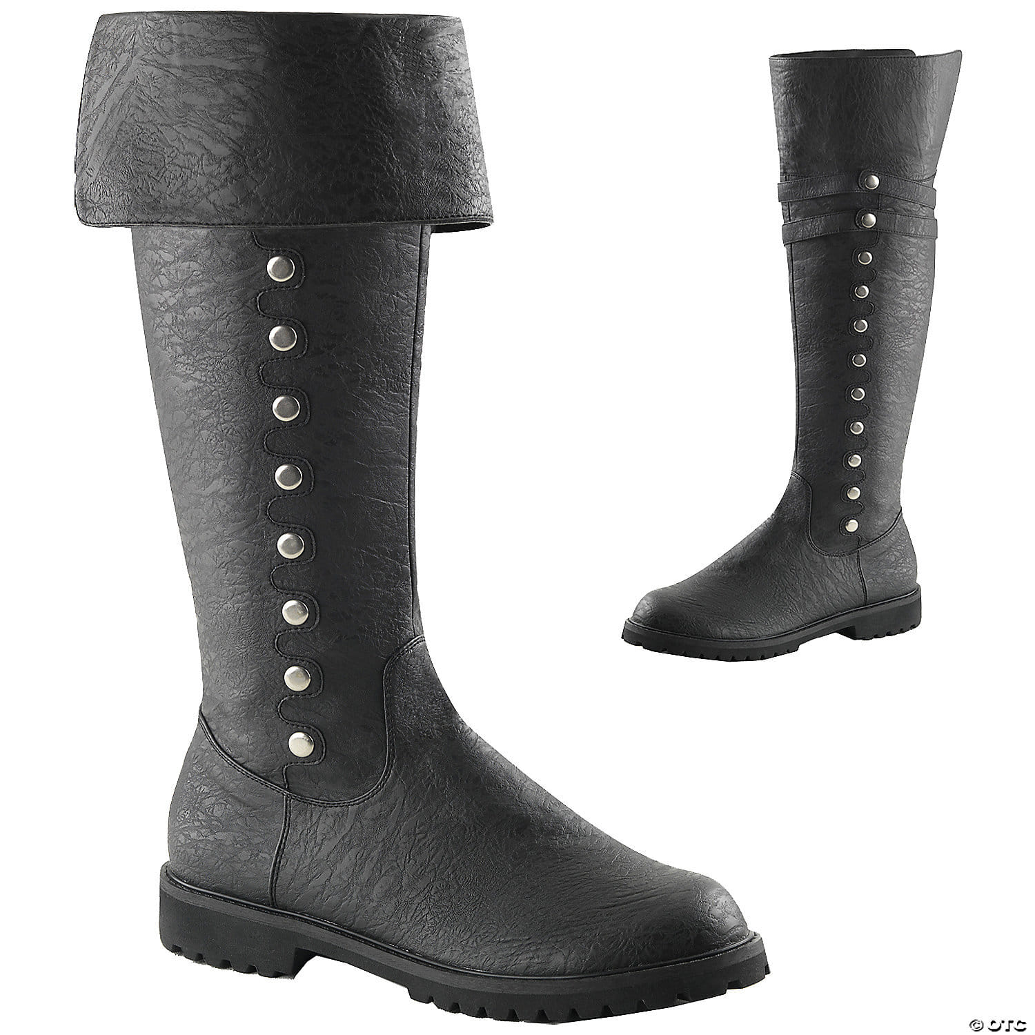 Captain boots-black sz 8-9