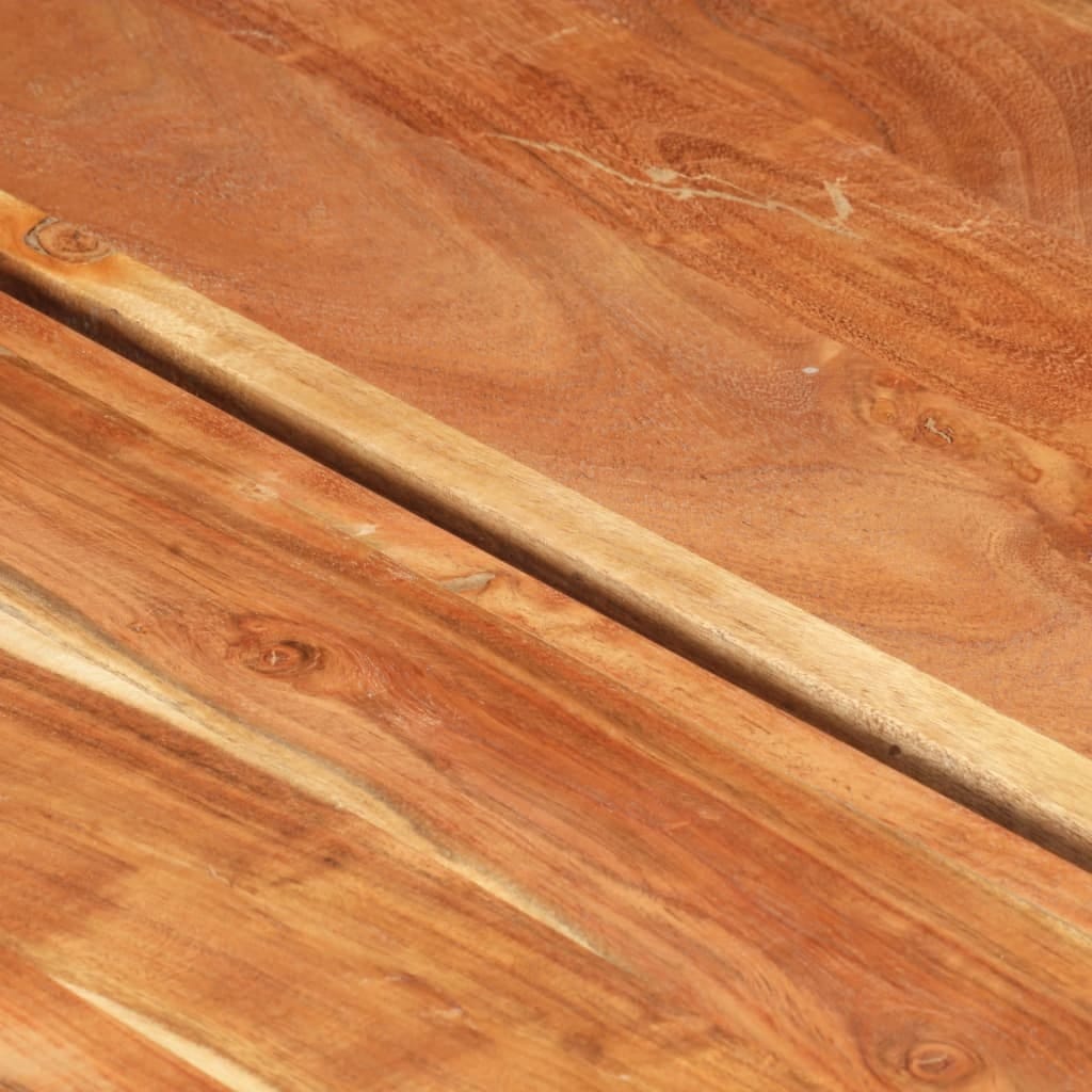 Coffee Table 55.9"x35.4"x16.5" Solid Acacia Wood