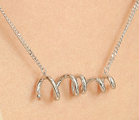 Fashion Irregular Spring 925 Sterling Silver Necklace