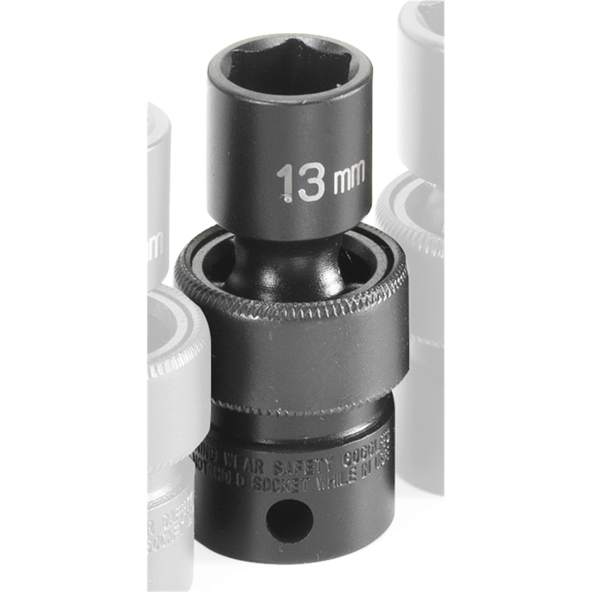 Grey Pneumatic 3/8" Drive x 13mm Standard Universal Socket