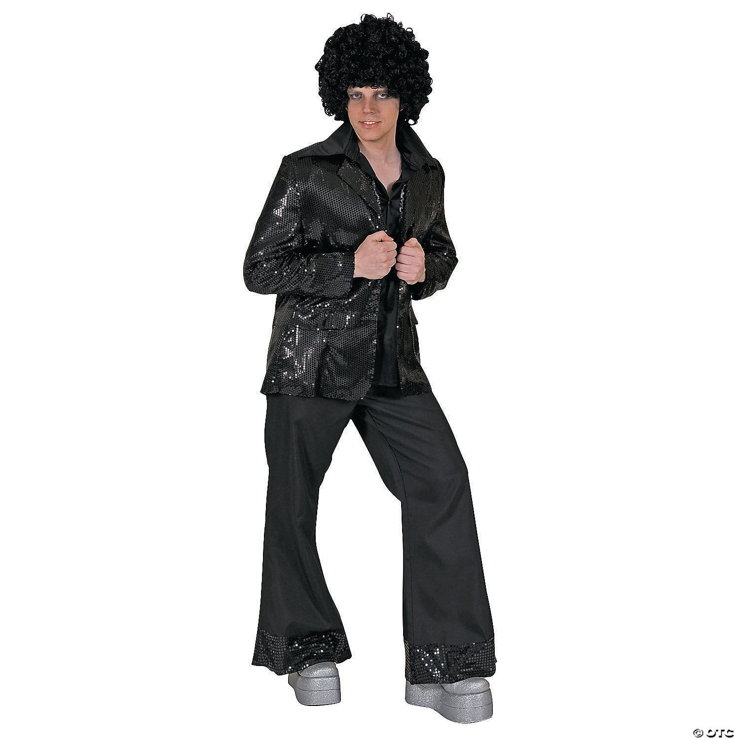 Disco jacket blk adult xl