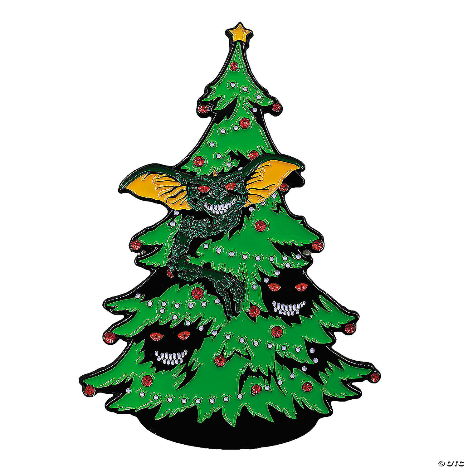 Gremlins - xmas tree enamel pin