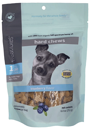 TREATIBLES Grain Free Blueberry Chews 1mg Small 75ct