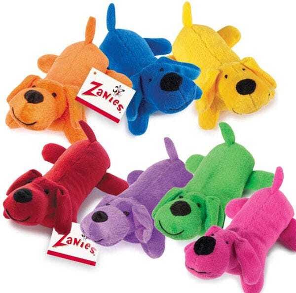 Zanies Neon Lil and Big Yelpers 7 in Purple