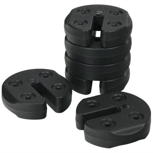 $49 Only! Set of 6 Canopy Weights 30lbs Water Sand Filled Weight Plate Kit