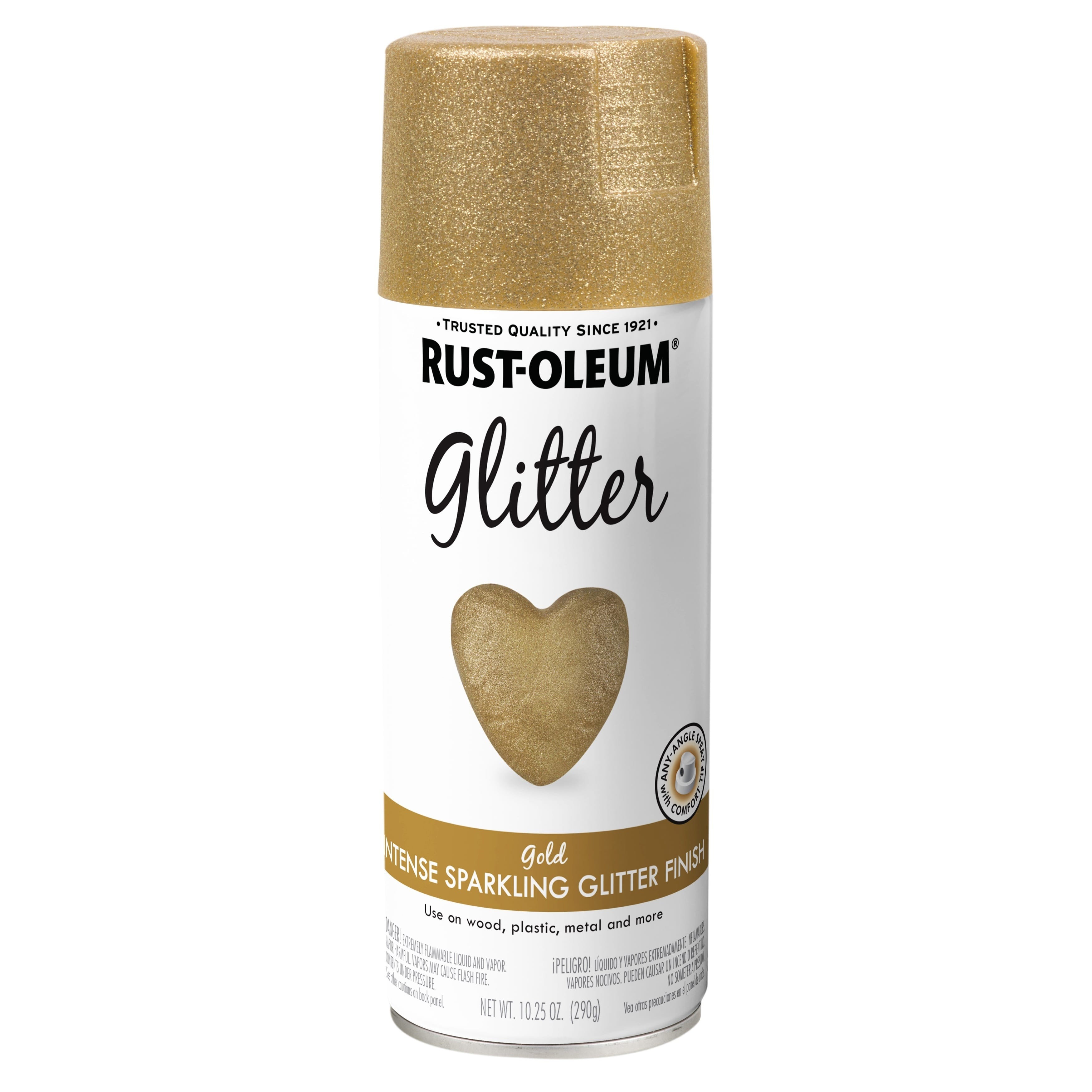 Rust-Oleum Specialty Glitter Spray Paint 12oz-Gold Glitter (Pack of 2)