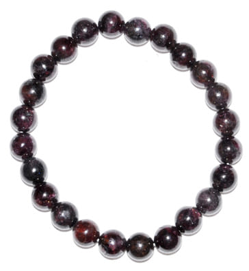 6-8mm Garnet bracelet