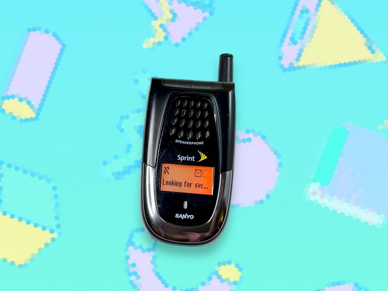 Vintage Y2K Sanyo Speaker Flip Phone. Rare.Works!