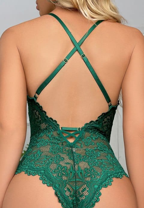 Just A Touch Lace Teddy