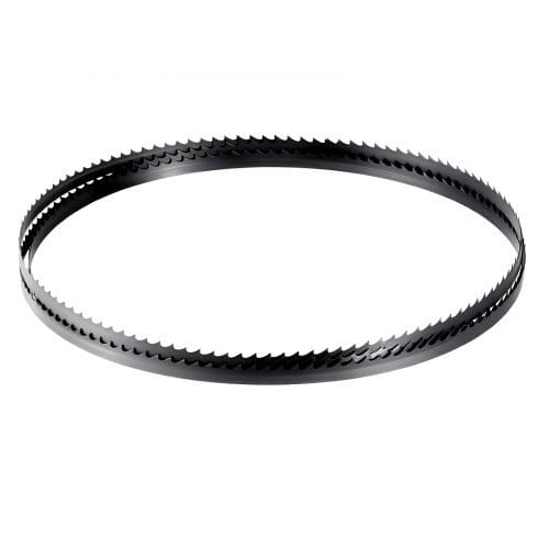 Bandsaw Blade, 60 Inch Length, 6 TPI Band Saw Blade with 15 HRC Hardened Sharp Teeth, SK5 High-Strength Carbon Steel, 0.25 Inch Width, Replacement for Major Woodworking Band Saw Brands, 1 Pack