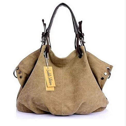 Color: DISTINCT GREY - Journey Canvas Handbag