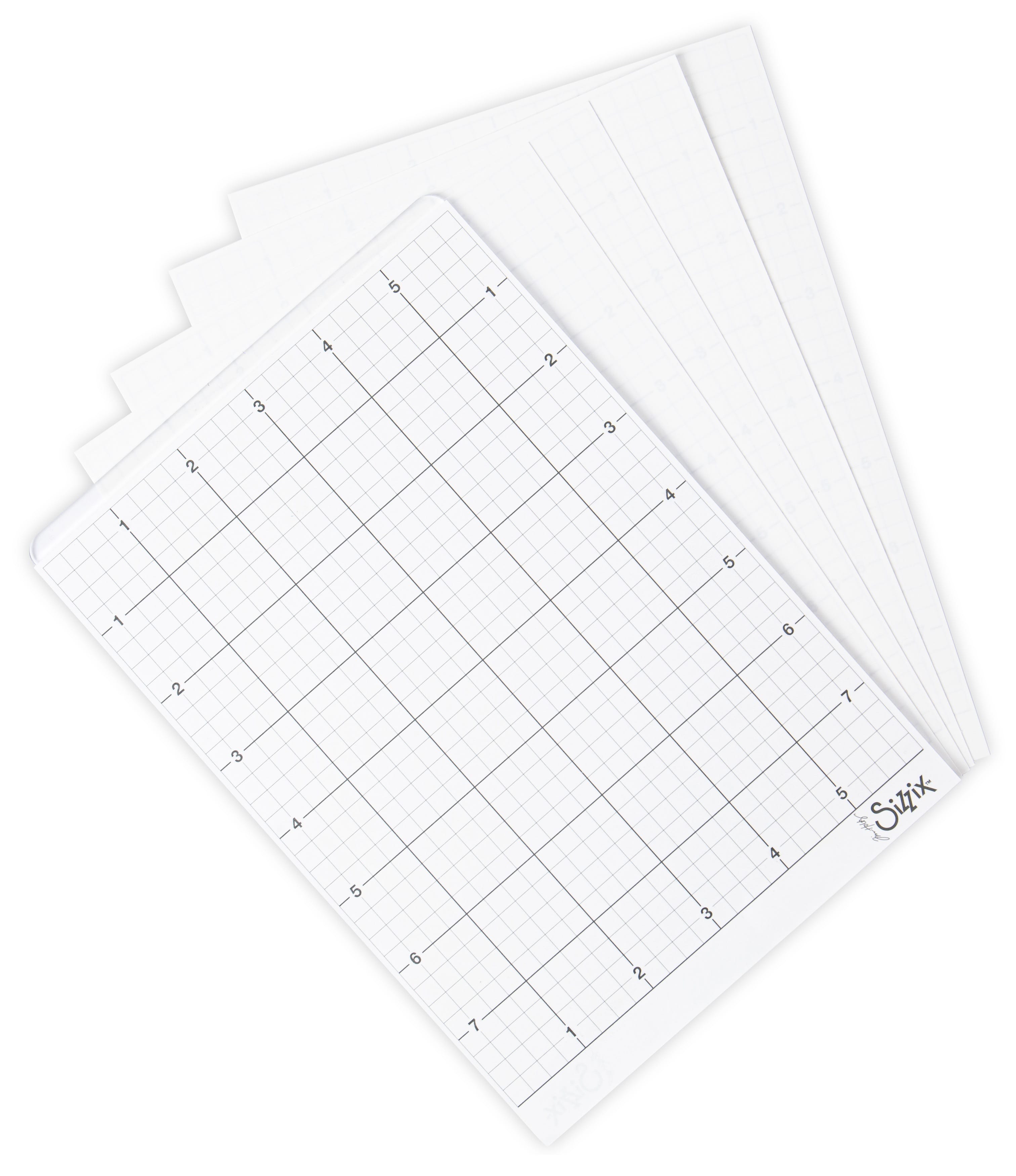 Sizzix Sticky Grid Sheets 5 Per Pkg Inspired By Tim Holtz 6 inchX8.5 inch