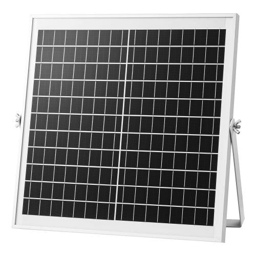 Solar Powered Fan, 15W Solar Panel with 2 Fans, Adjustable Solar Panel Angle, 2668 RPM High-Speed, Flexible Installation, Fast Air Exchange for Greenhouse, Grow Tents, Chicken Coops, Shelters