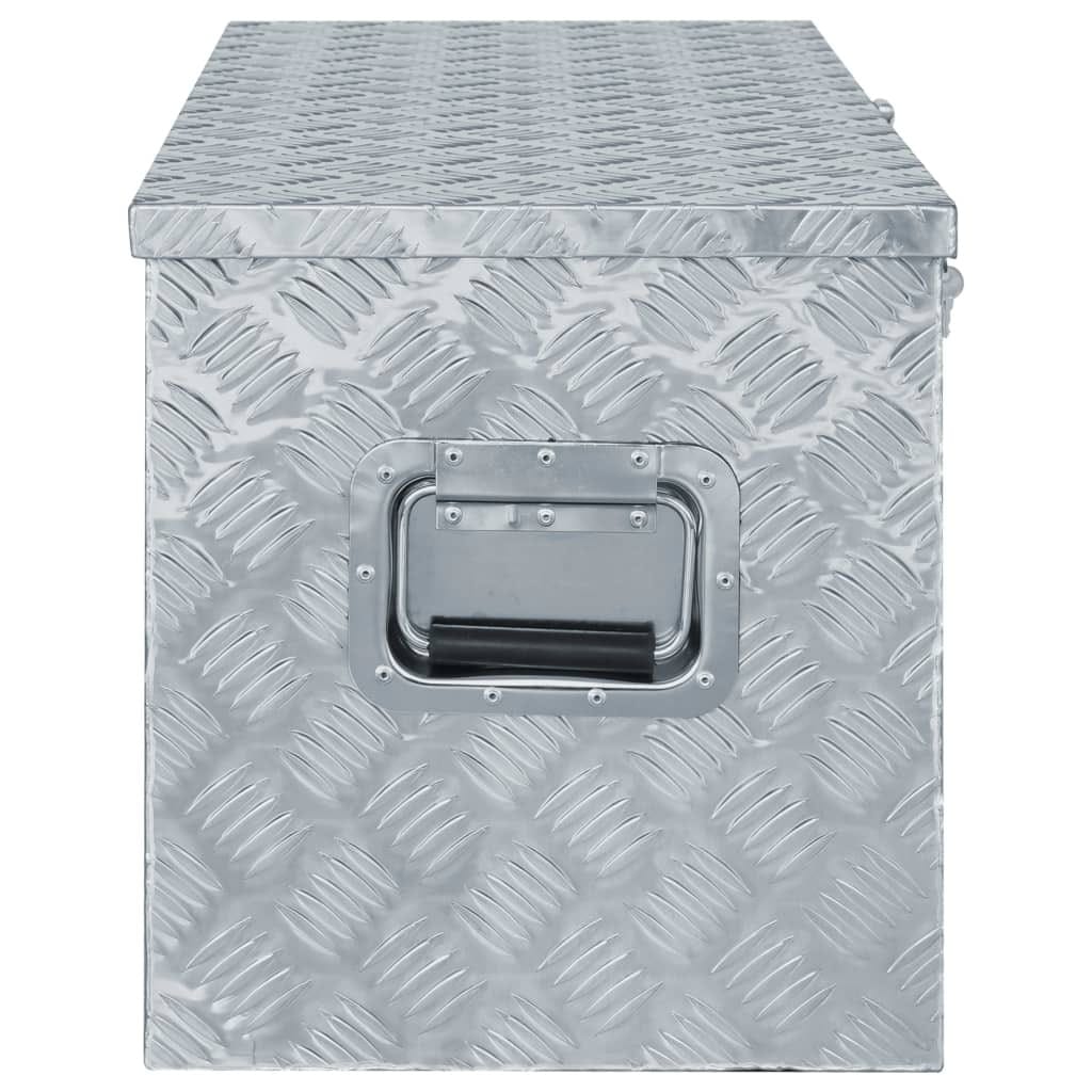 Aluminum Box 43.5"x15.2"x15.7" Silver