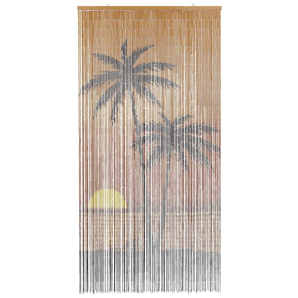 Insect Door Curtain Palm Tree Print 39.4"x78.7" Bamboo