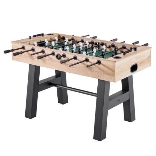 Foosball Table, 55 inch Standard Size Table, Indoor Full Size Foosball Tables for Home, Family, and Game Room, Durable Soccer Set, Includes 4 Balls, Score Keeper, and 2 Cup Holders