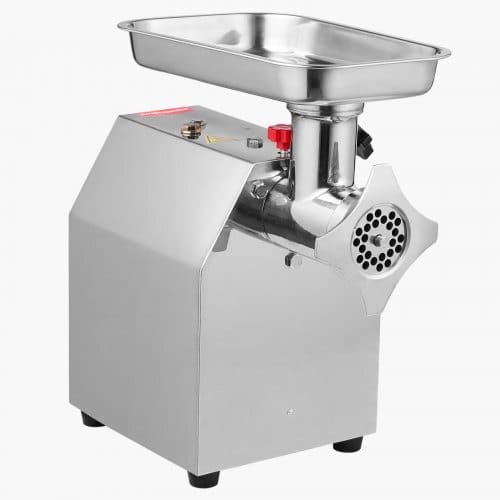 Commercial Electric Meat Grinder, 7 lbs/min Capacity, #12 Industrial Meat Mincer with 2 Stainless Steel Blades, 2 Grinding Plates, 850W Heavy-Duty Sausage Maker Stuffer, for Kitchen, Restaurant