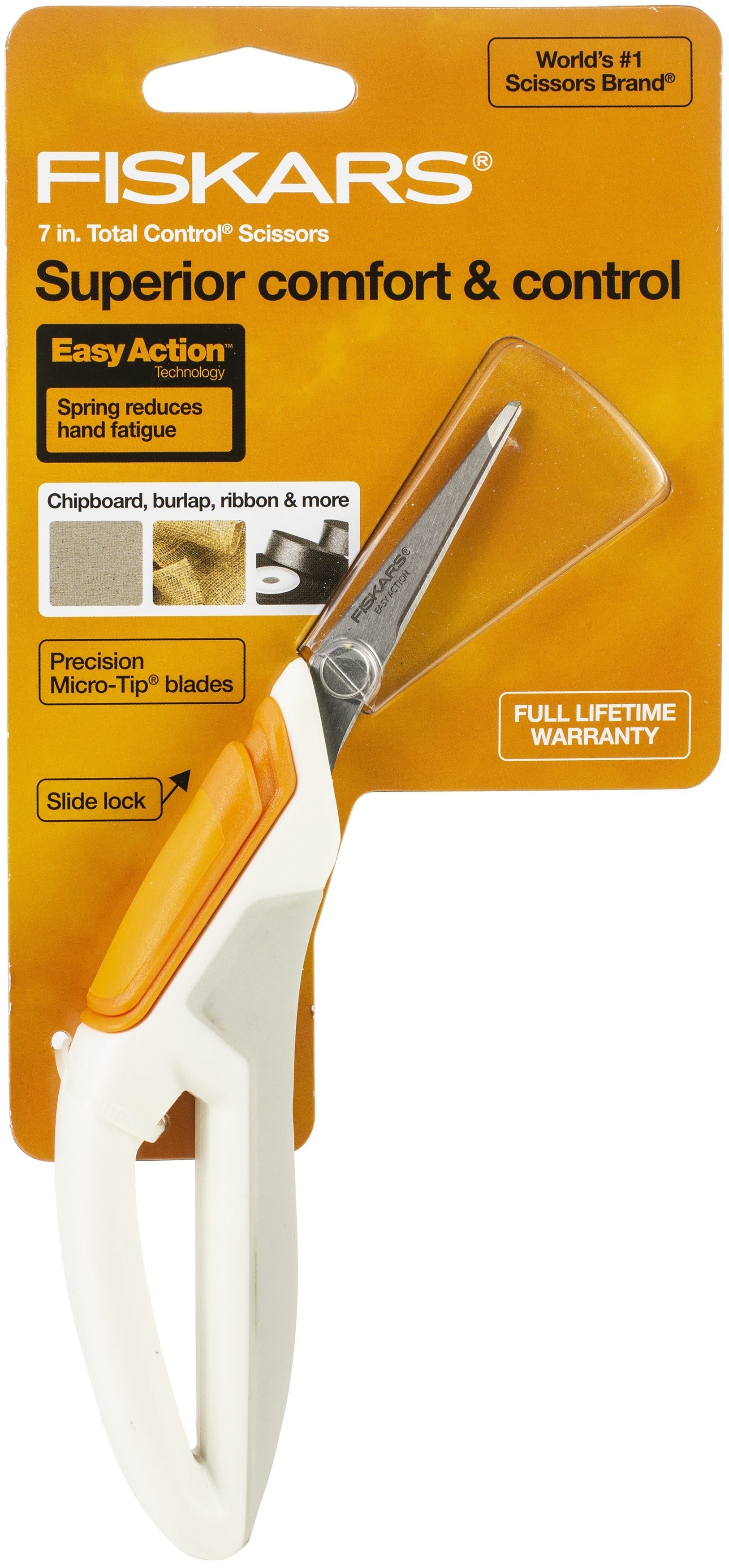 Fiskars Built to DIY Total Control Precision Scissors 7 inch 1 Pack of 1 Piece