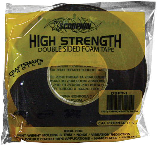 XScorpion 1´´ Double Sided Foam Tape (60 feet)