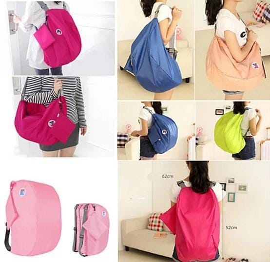 Color: Lime Green - Jack And Jill The Duffle And The Backpack 2 IN 1 Bag