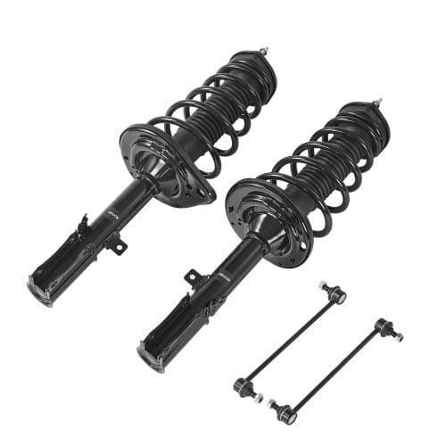 Rear Shock Absorber Strut Assembly, 2Pcs Shock and Strut Assembly with Stabilizer Bar & Coil Spring, Compatible with 2007-2011 Toyota Camry and 2008-2012 Toyota Avalon Models, OE 172401