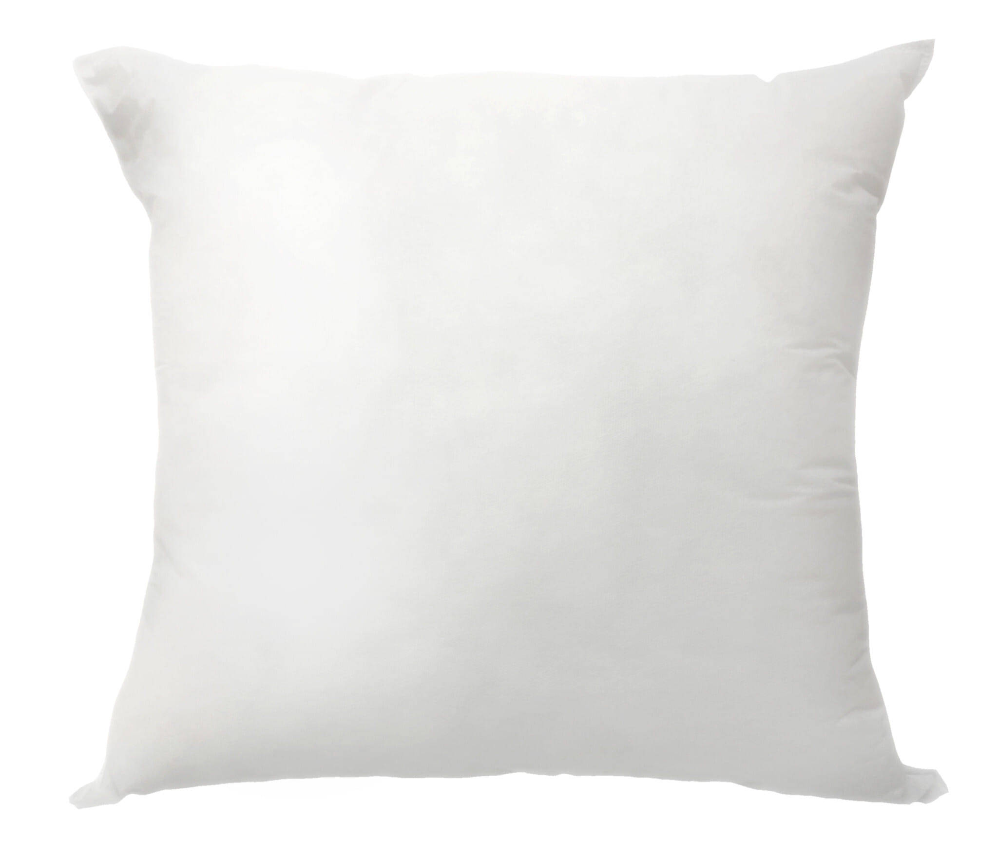 20" X 20" White Polyester Blown Seam Pillow Insert