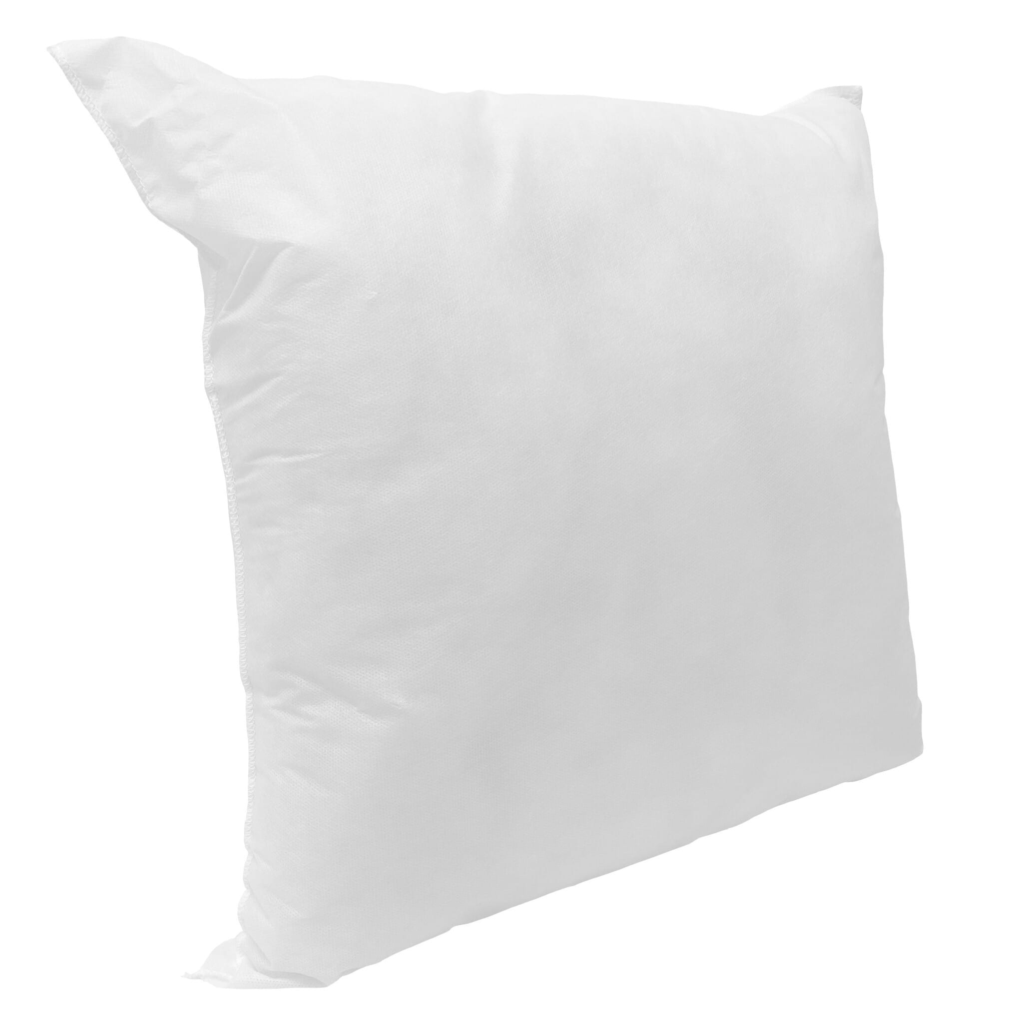 20" X 20" White Polyester Blown Seam Pillow Insert