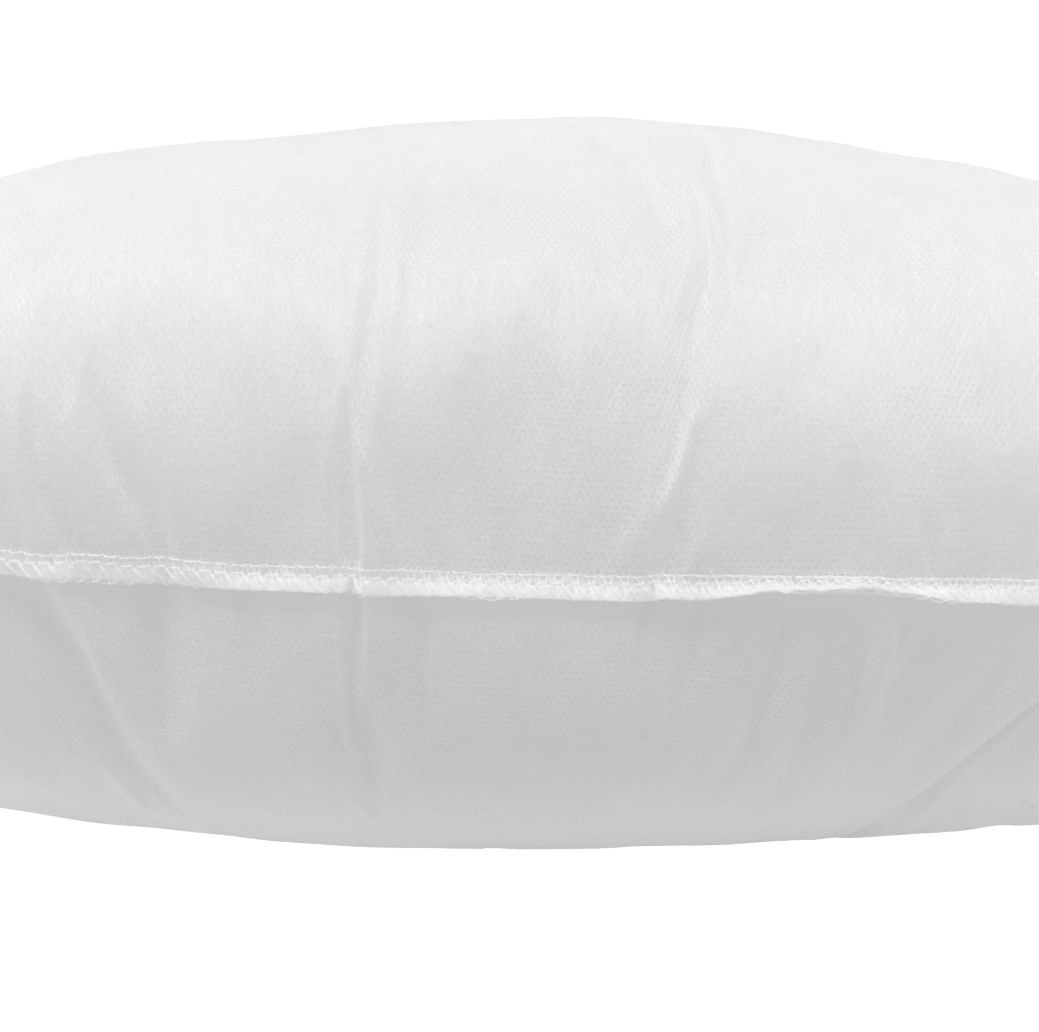 20" X 20" White Polyester Blown Seam Pillow Insert