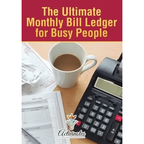 The Ultimate Monthly Bill Ledger for Busy People - Paperback