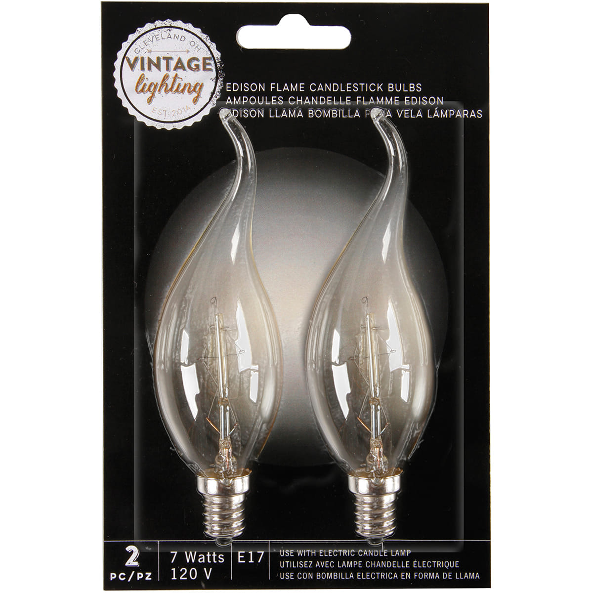 Edison Flame C and lestick Bulbs 7 Watts