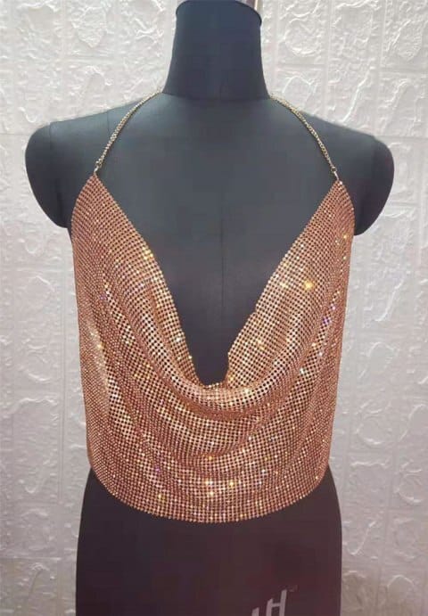 Glisten To Your Heart Crop Top