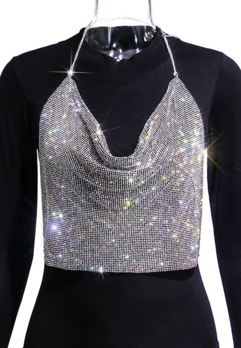 Glisten To Your Heart Crop Top