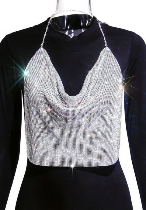 Glisten To Your Heart Crop Top