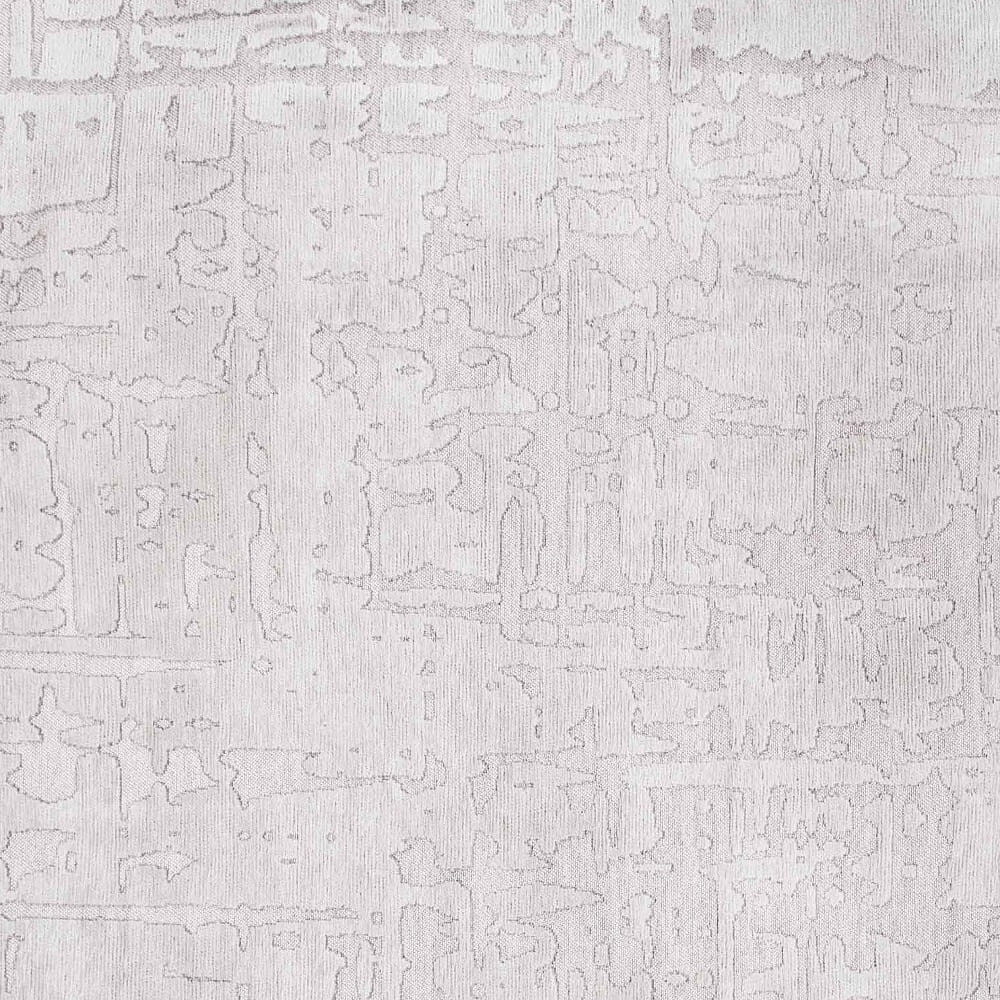3' X 5' White Abstract Non Skid Area Rug