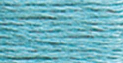 DMC 6 Str and Embroidery Cotton 8.7yd Light Peacock Blue 1 Pack of 12 Pieces