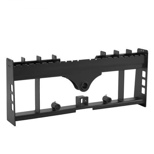 Skid Steer Pallet Frame, 4000 lbs Rated Load Capacity, 45-inch Pallet Fork Frame Attachments with 2-inch Hitch Receiver & Spear Sleeves, Fit for Loaders Tractors Quick Attach Mount, Frame Only