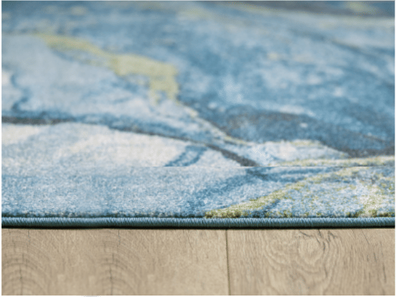 10' X 13' Blue Sage Abstract Stone Modern Area Rug
