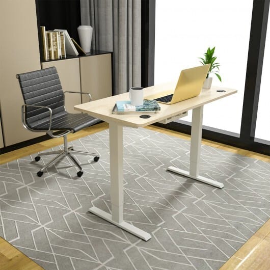 55" x 28" Universal Tabletop for Standard and Standing Desk Frame-Natural