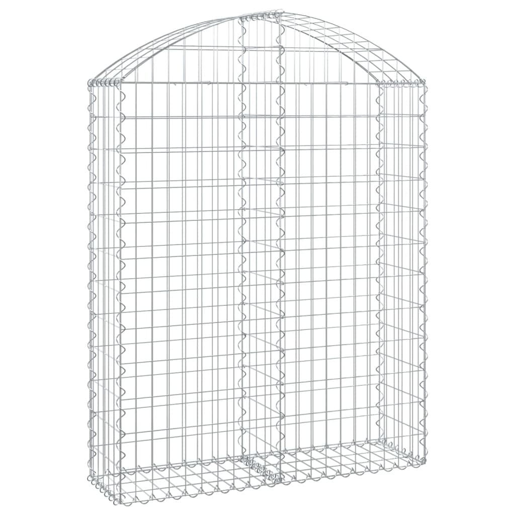 Arched Gabion Basket 39.4"x11.8"x47.2"/55.1" Galvanized Iron