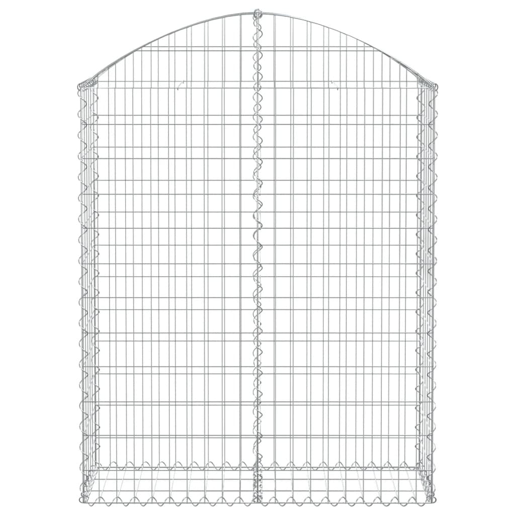 Arched Gabion Basket 39.4"x11.8"x47.2"/55.1" Galvanized Iron