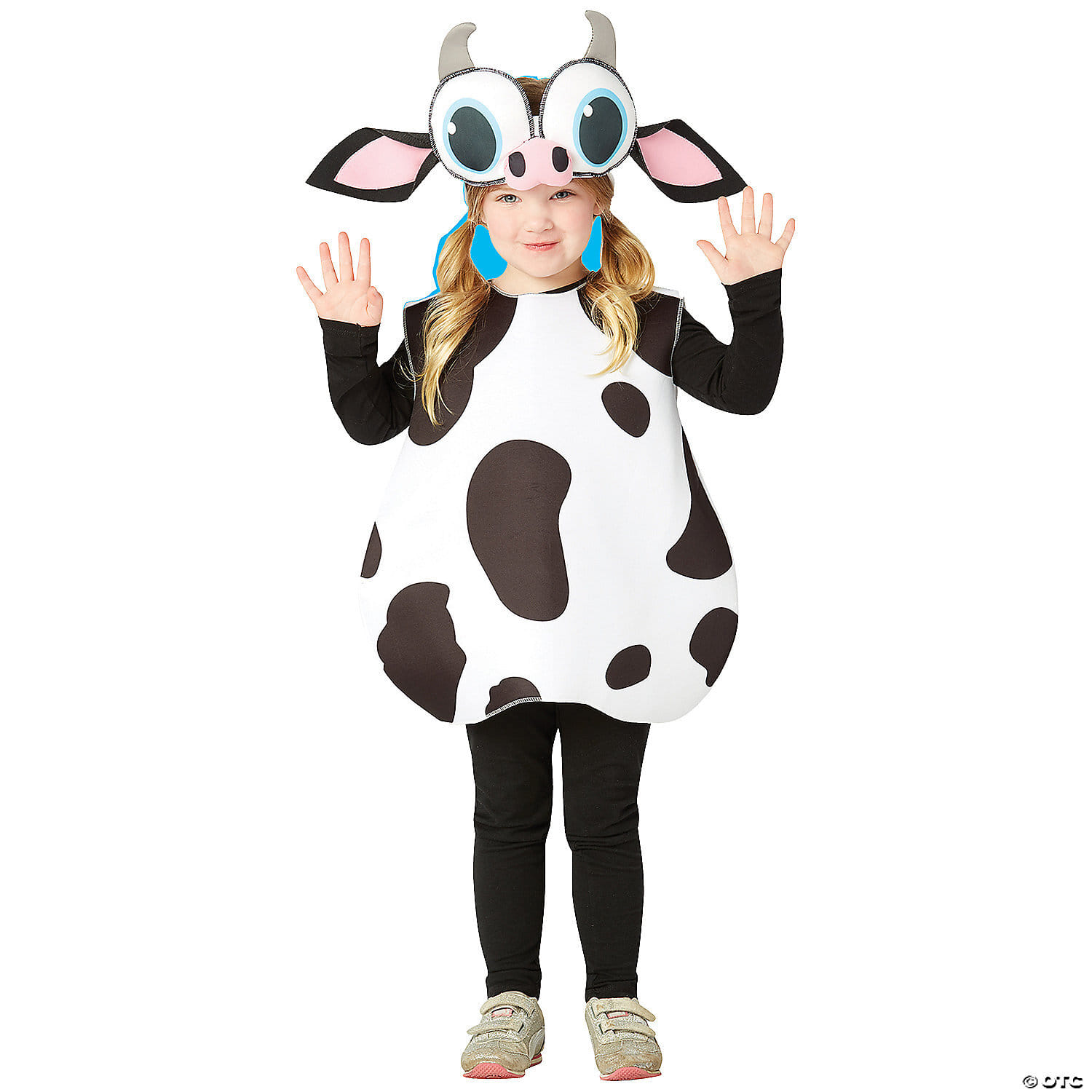 Toddler big eyed cow costume