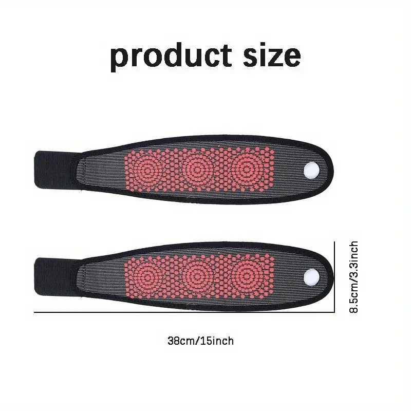 Magnetic Therapy Self-Heating Wrist Support Bracers - Heated Compression Wristbands