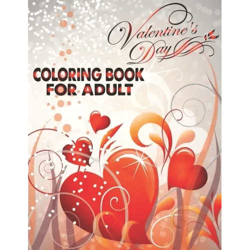 Valentine's Day Coloring Book For Adults - Paperback