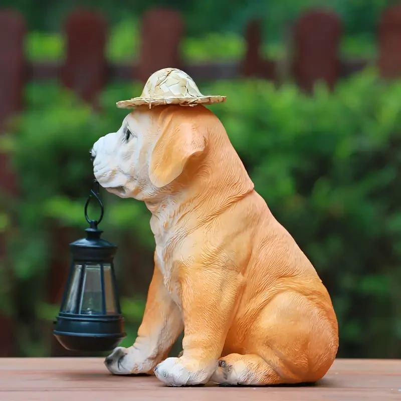Labrador Dog Solar Garden Light - Outdoor Decorative Landscape Ornament