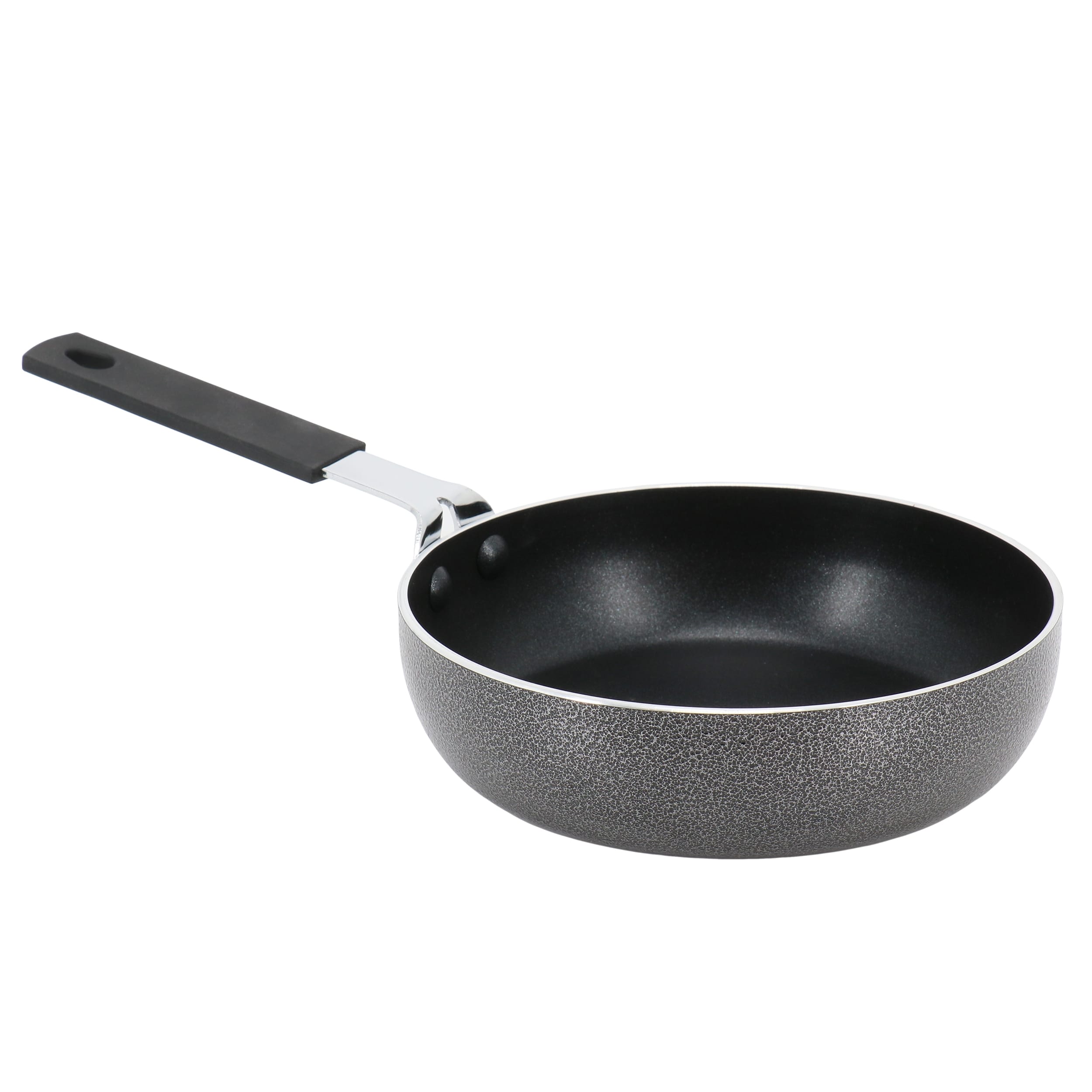 Oster Cambourne 6.5 Inch Aluminum Mini Frying Pan with Bakelite Handle in Black