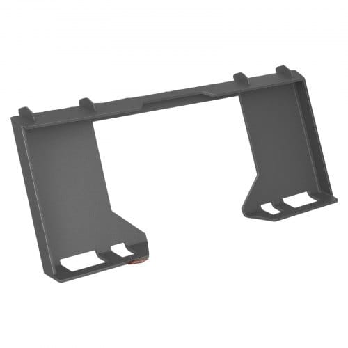 1/2 in Skid Steer Mount Plate, Universal Quick Attach Mount Plate, Cut Out Design, Easy to Bolt, 6000lbs Capacity, Heavy Duty Loader Plates Compatible with Kubota Bobcat Skid Steers & Tractors