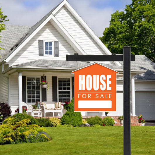 6 Feet Vinyl UPVC Real Estate Sign Post Realtor Yard Sign Post-Black - Color: Black